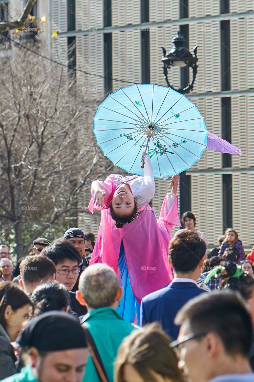 Chinese New Year. Dancer.