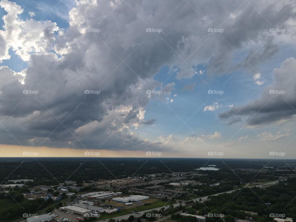 Photos of storm clouds & Drone photos