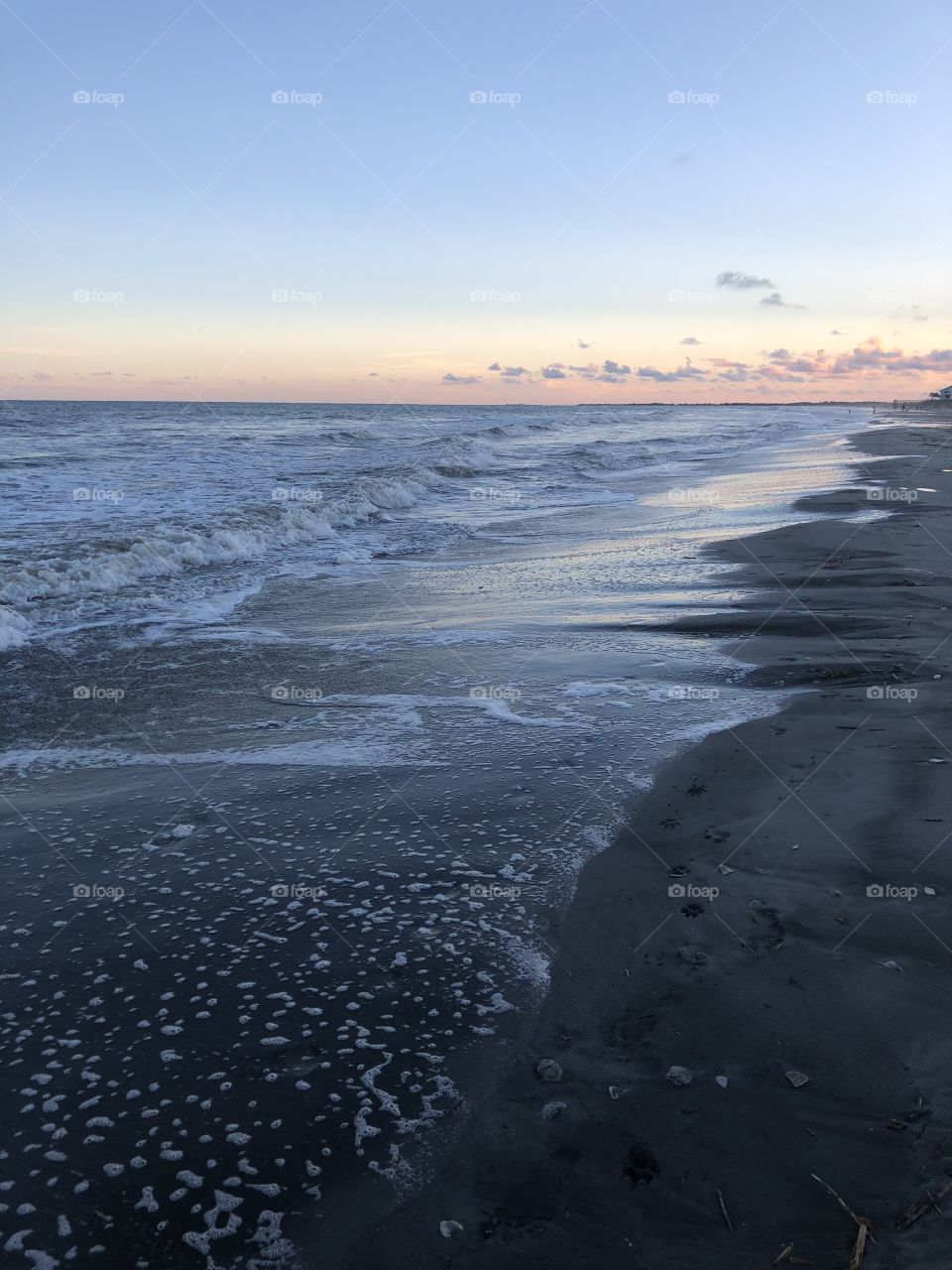 Nature’s patterns leave beautiful marks. Folly Beach, SC