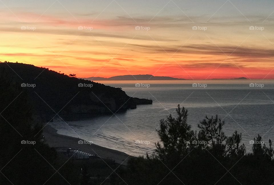 Dramatic sky at peschici