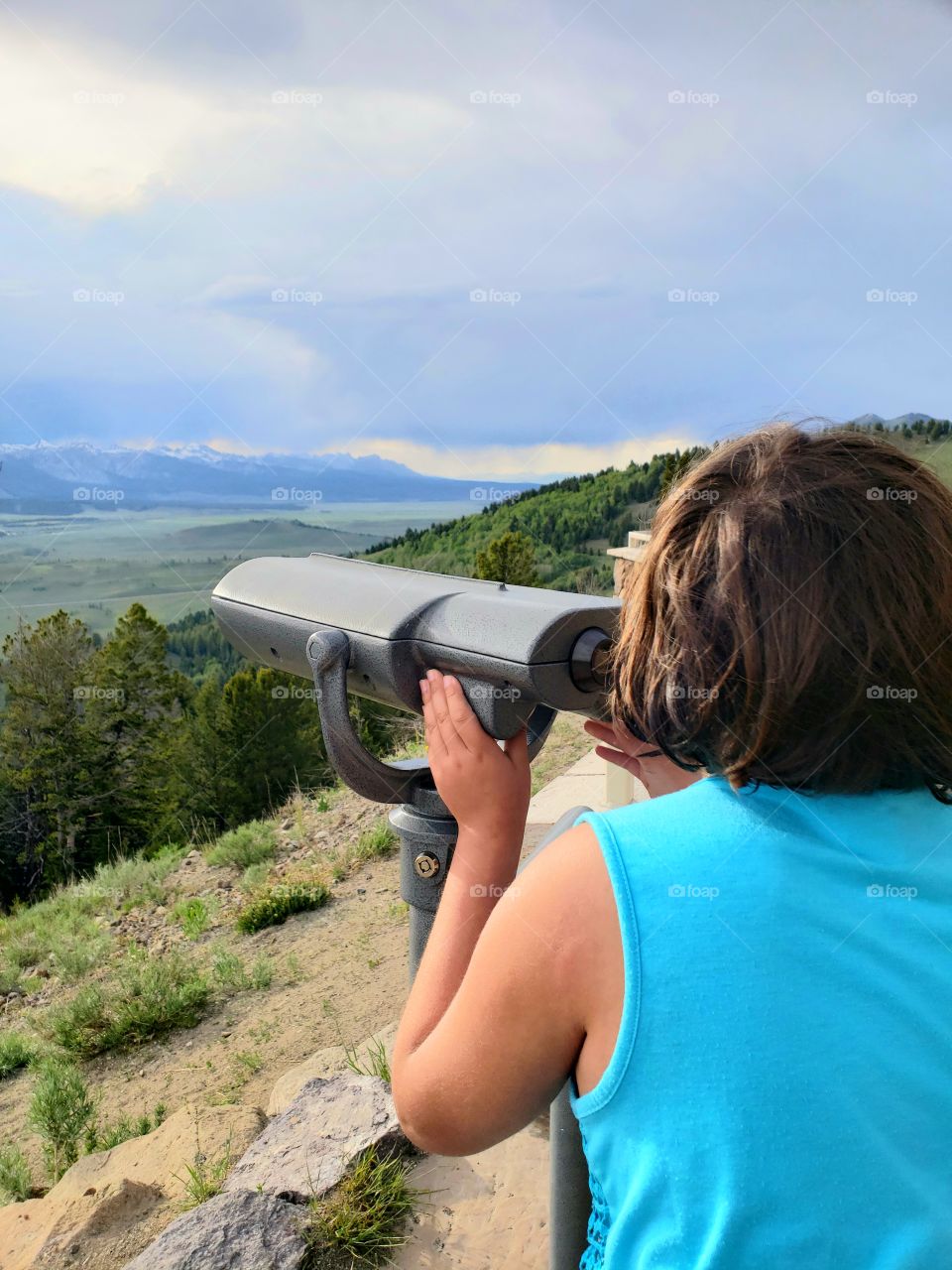 incredible mountain view Ketchem Idaho