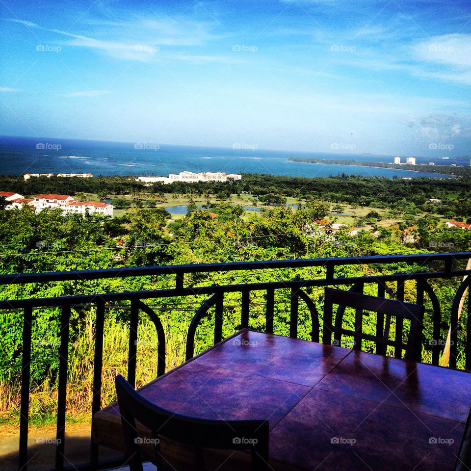 Lunch and gorgeous view.