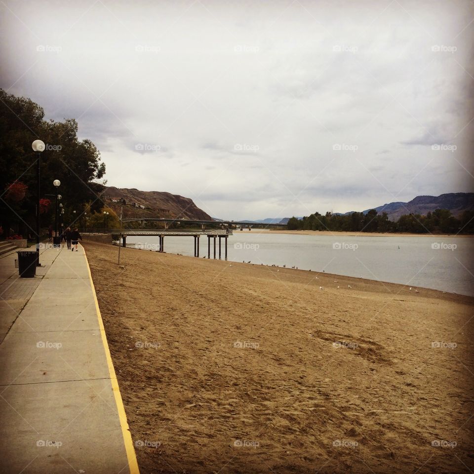 Enjoying some solitude at a park beach! 