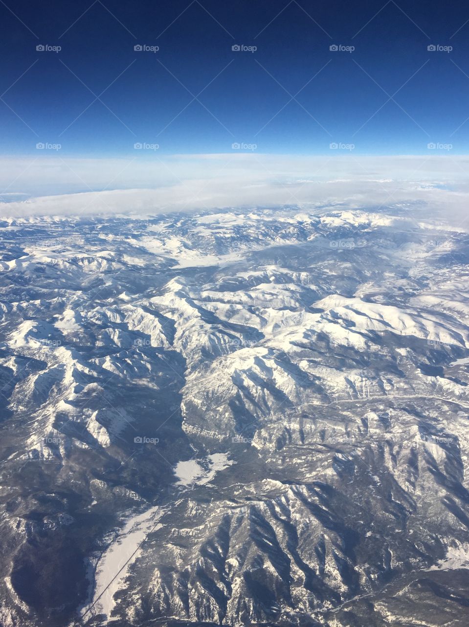 Rocky Mountain from the Air
