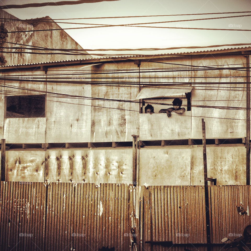 Road a bicycle through bali slums realized how blessed we are as