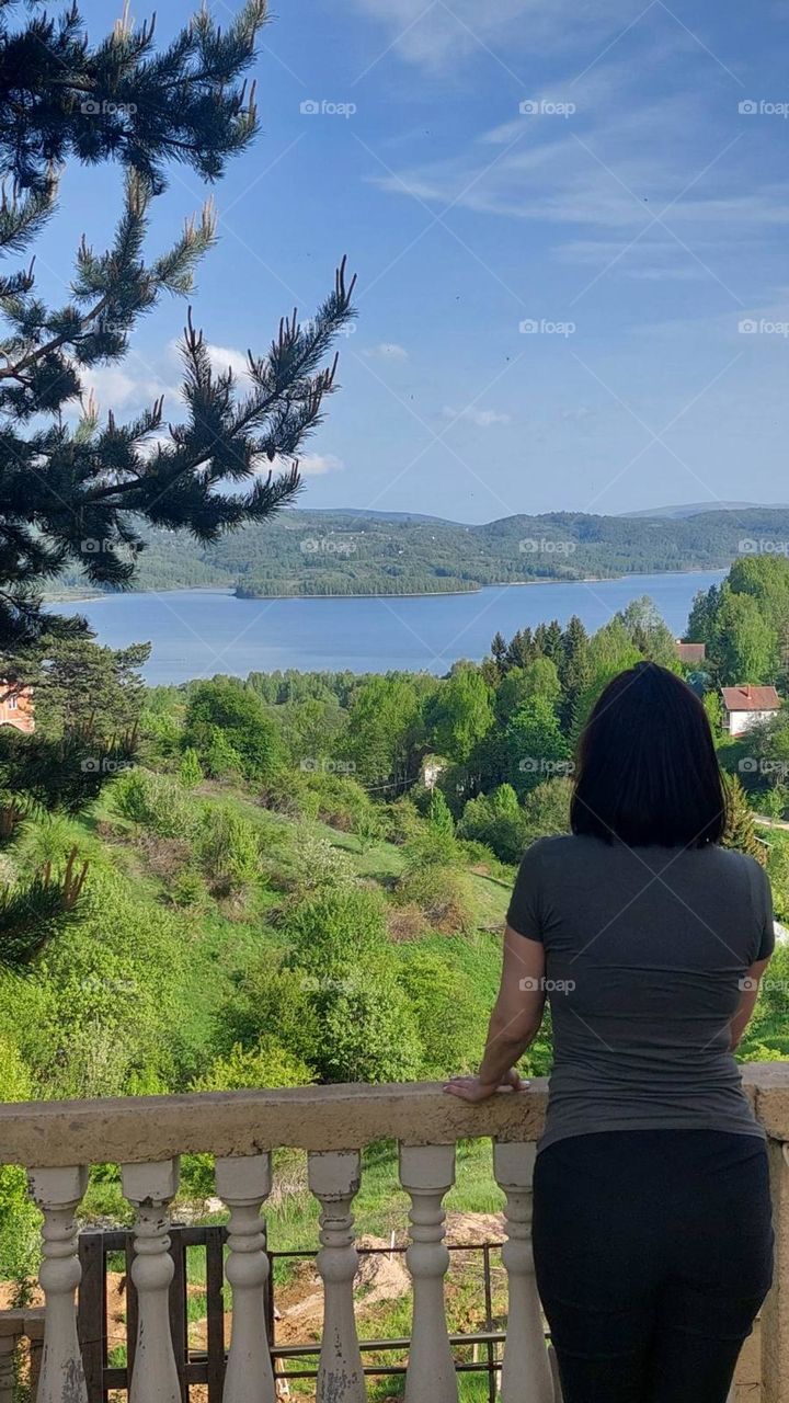 View of Vlasina Lake, Serbia