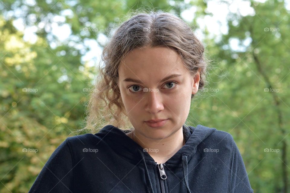 girl beautiful portrait close up