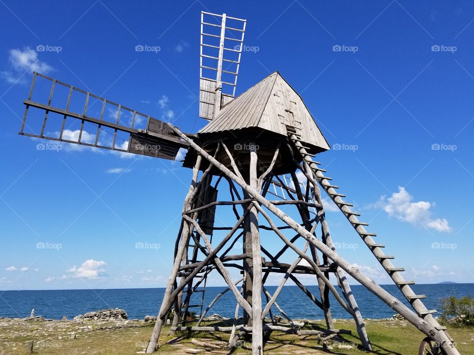Burst mill (1905), Öland, Sweden