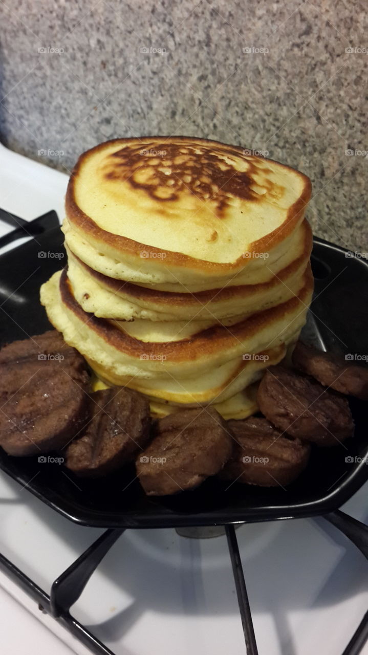 Pancakes and Sausage