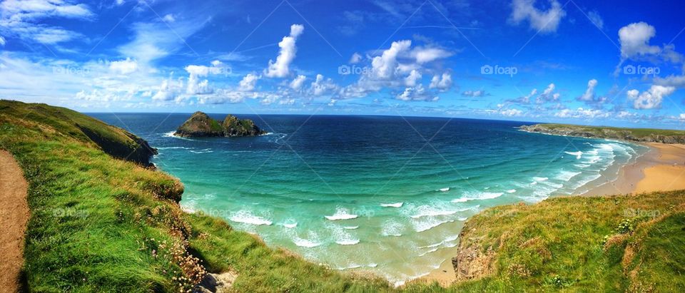 Scenic view of a sea