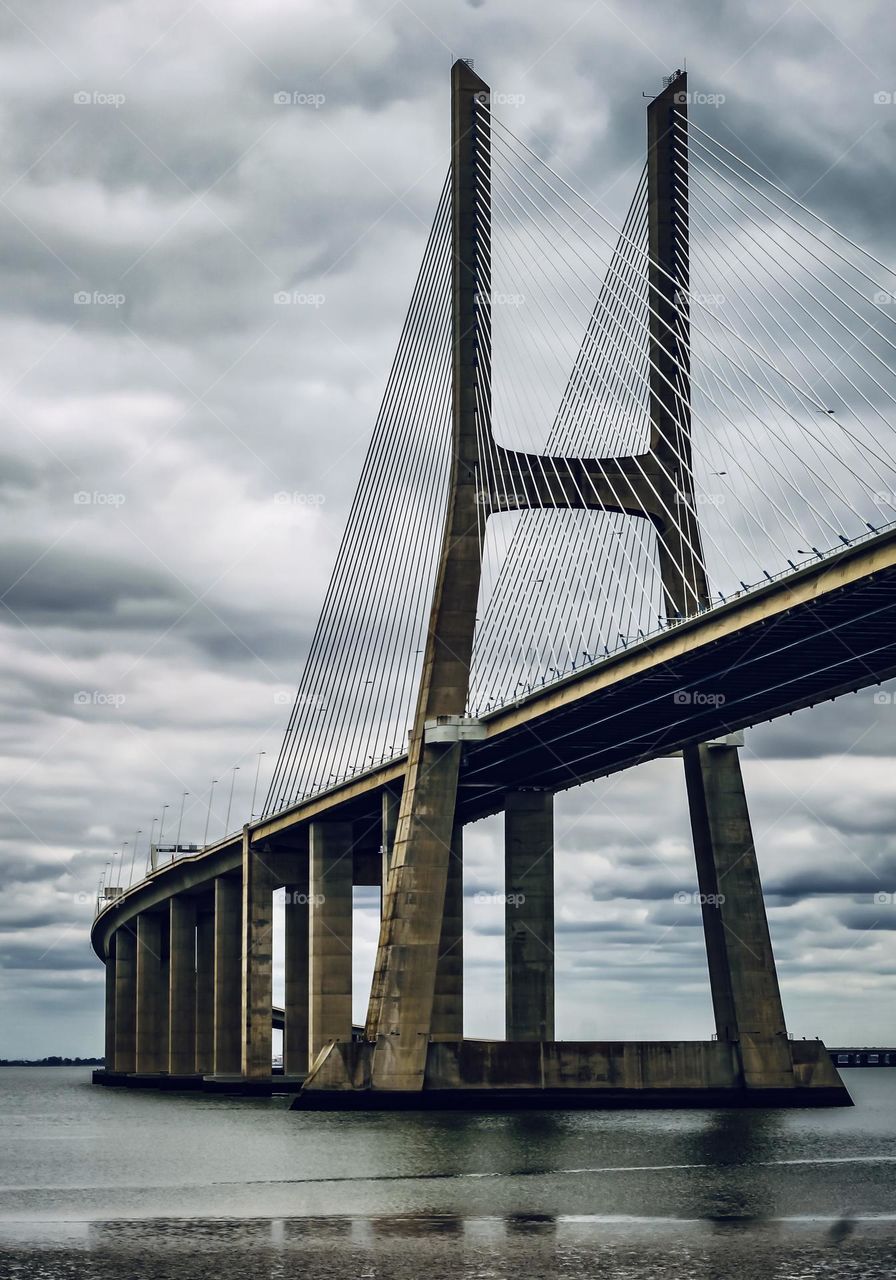 The largest bridge/viaduct in the EU- Ponte Vasco da Gama, Sacavém, Portugal 