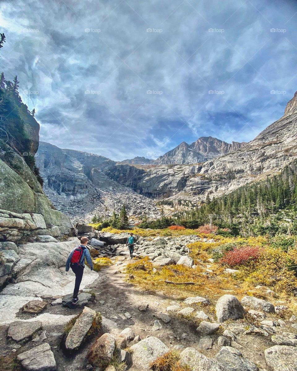 Hiking in RMNP