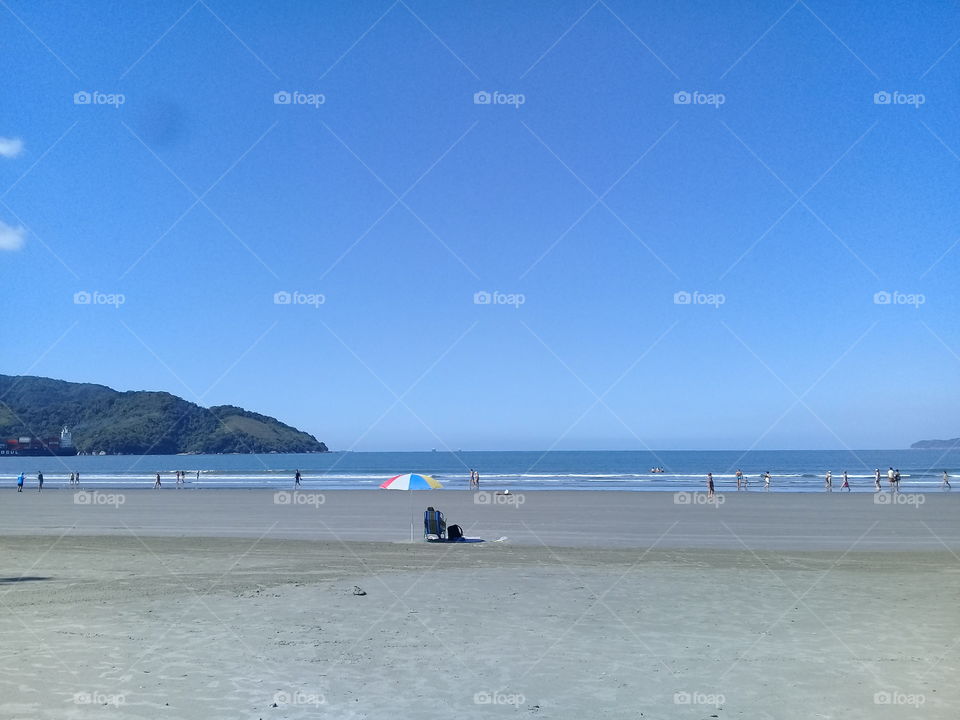 Um dia muito gostoso na Praia. Mar aberto e temperatura agradável ajudaram demais para aproveitar o domingo.