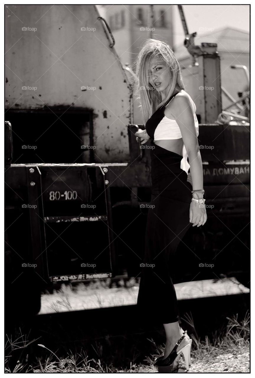 People, Monochrome, Woman, Adult, One