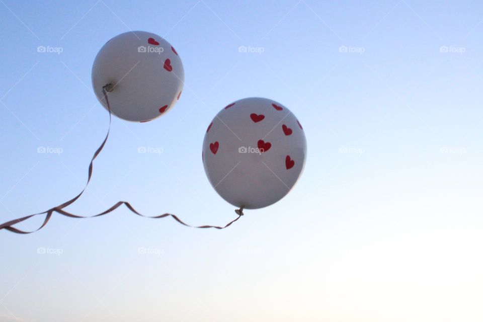 Balloons with hearts 🥰❤