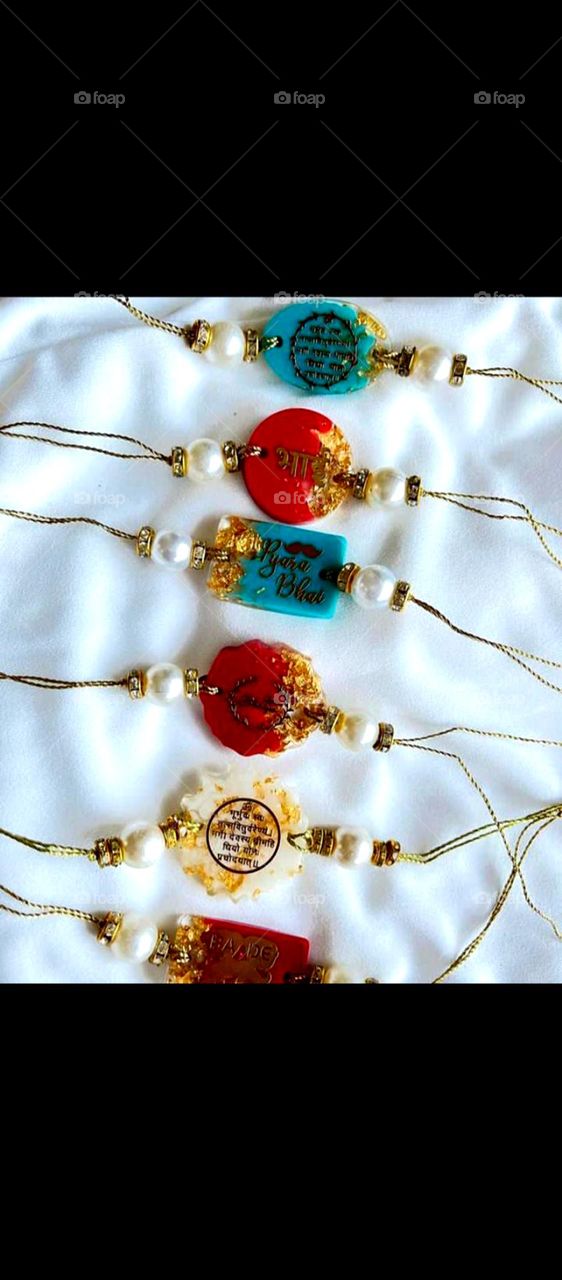 it's a rakshabandhan festival rakhi Indian festival use it for bild a rakhi on brother hand for long live and give protect her sister