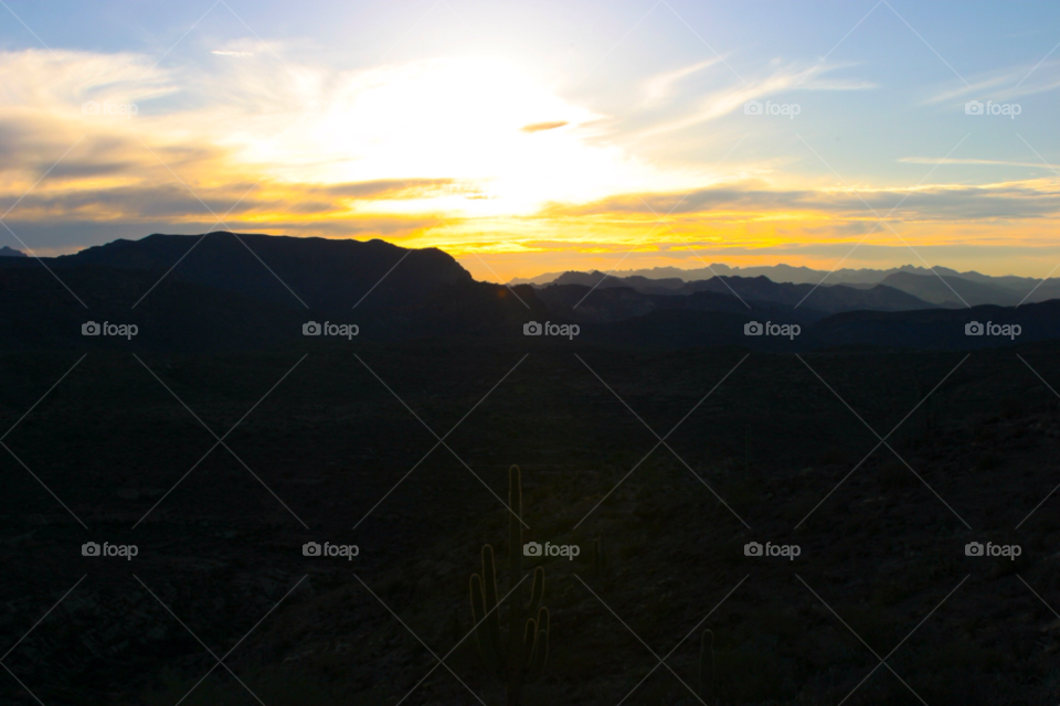 landscape sky mountain sunset by cmosphotos