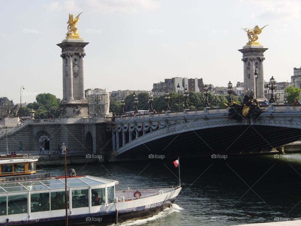 Boat on Seine