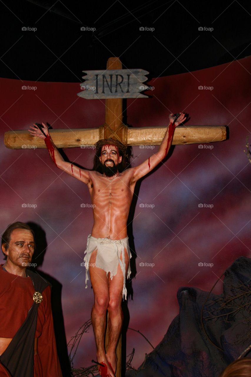 Waxwork of the Crucifixion