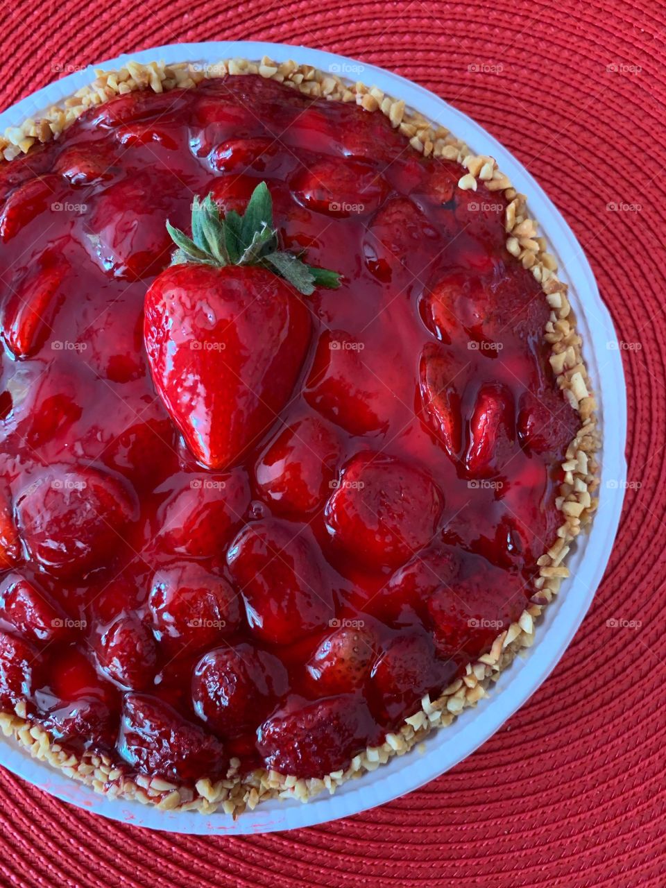 Strawberry pie