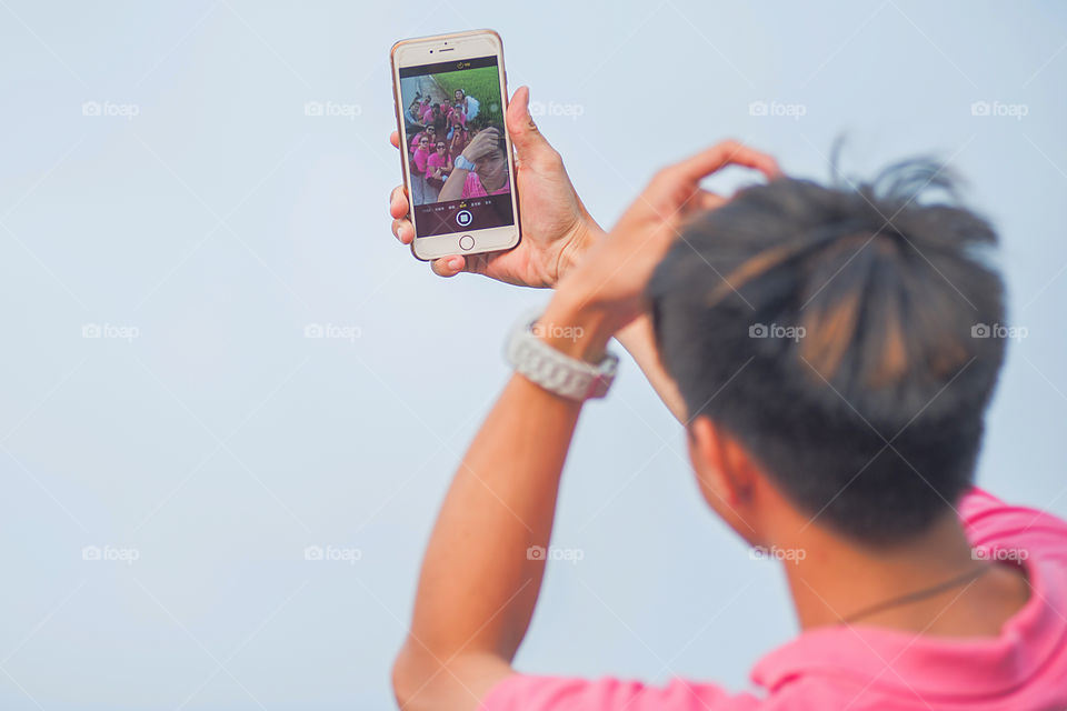 selfie group photo