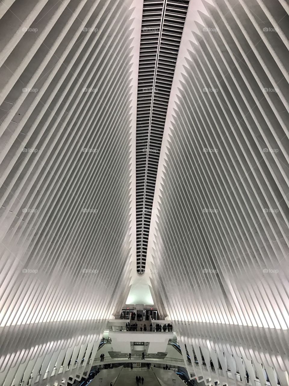 Inside the oculus in manhattan, New York City 