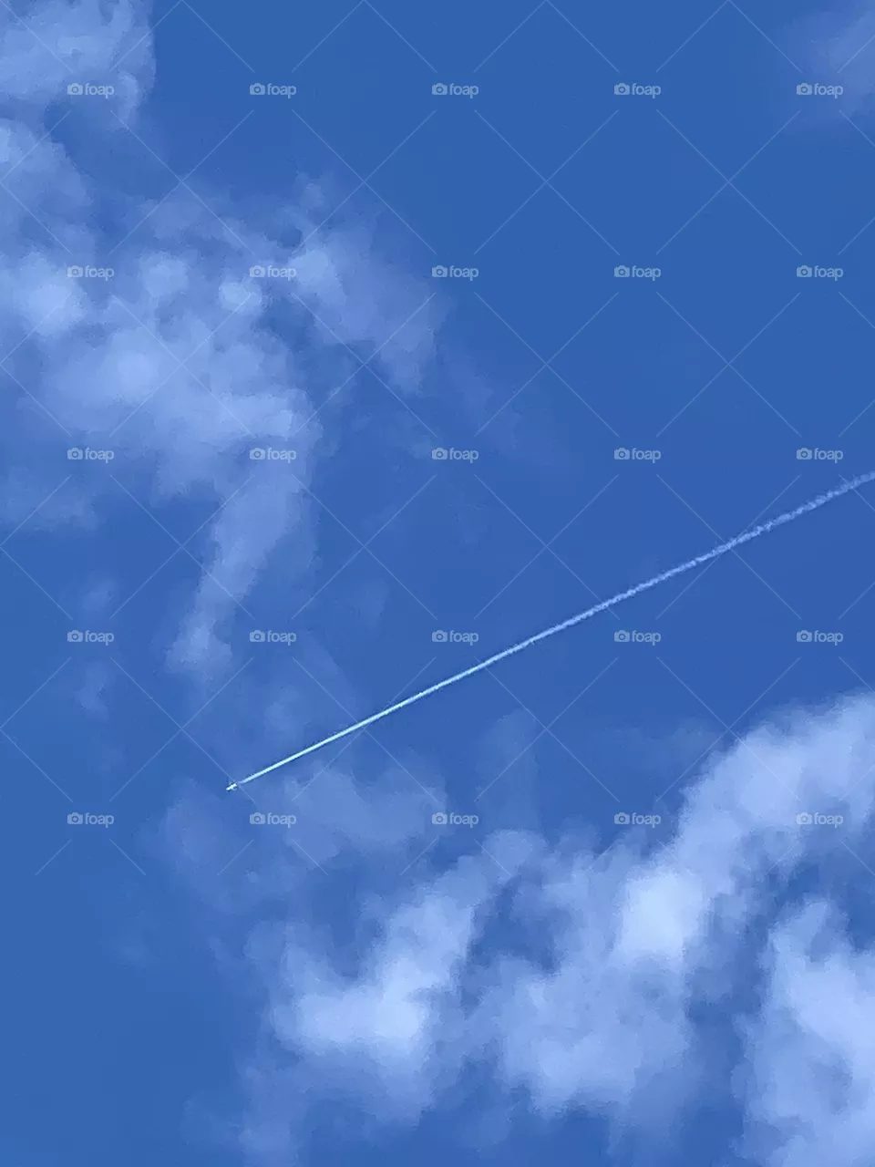 A airplane in the sky 