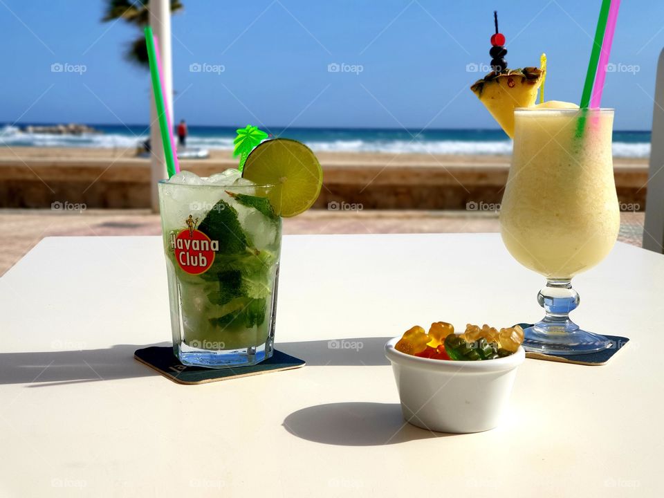 Beach#sea#drinks#cocktails