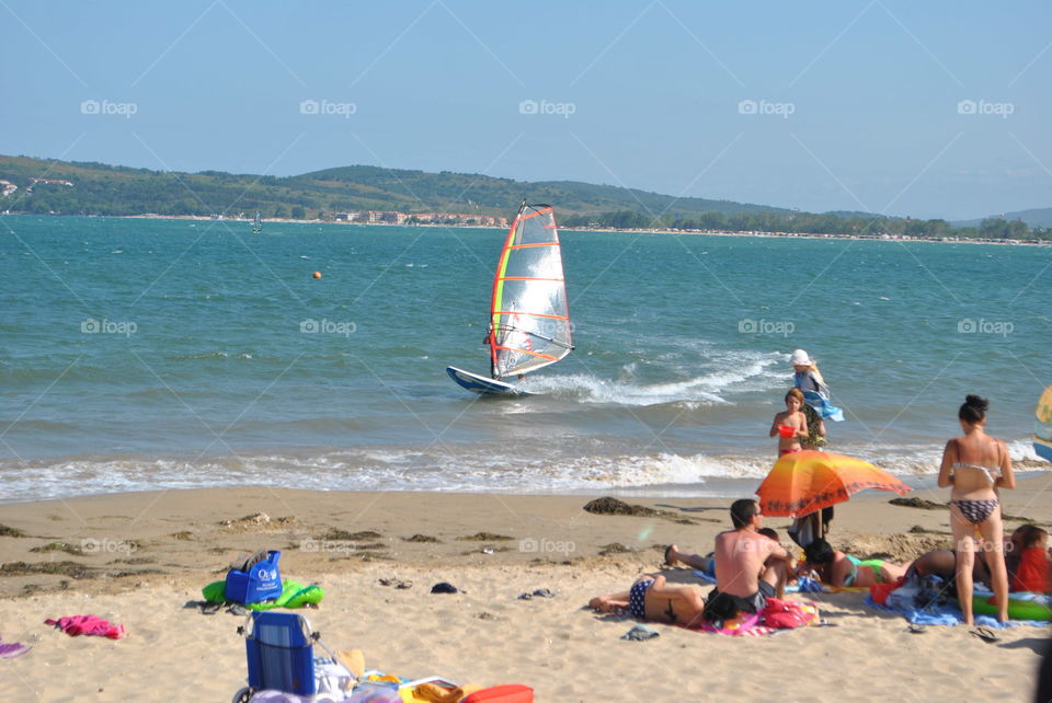 Wind surfung in Bulgaria