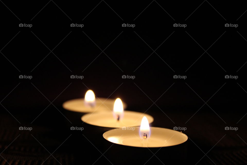 three candles