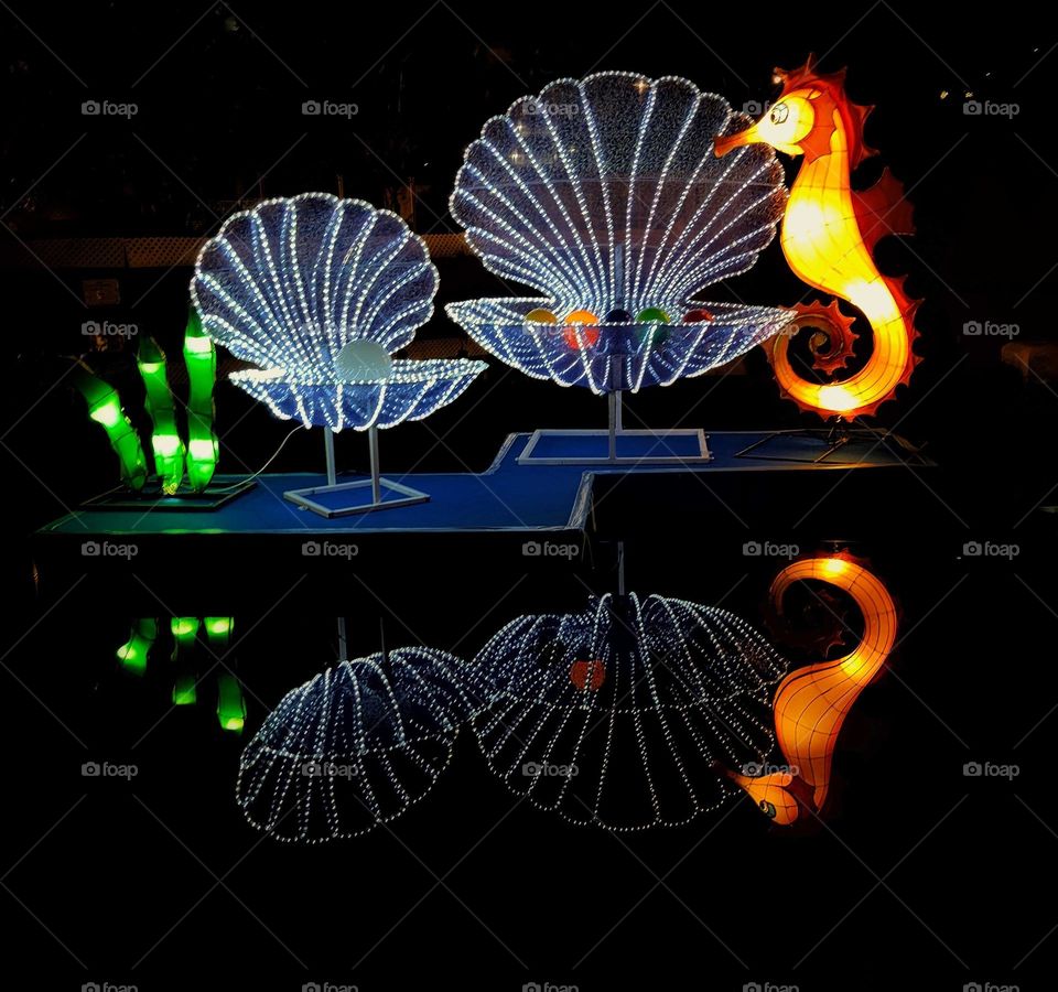 night lighting decoration ocrean