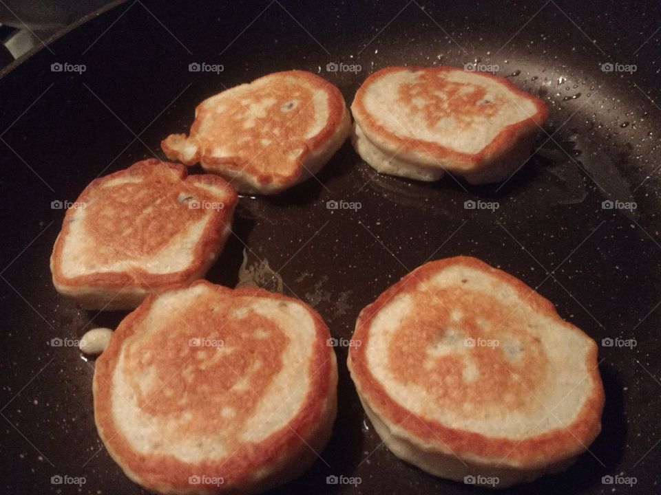 Pancakes in coconut oil