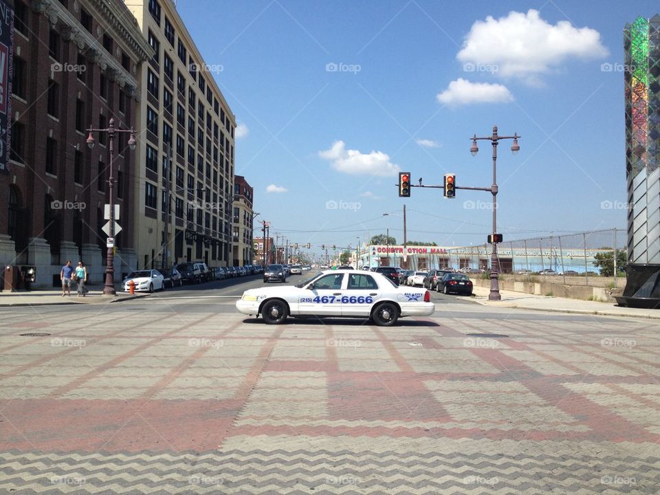 POLICE car. USA