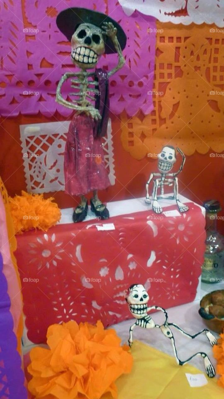 Day of the Dead scene