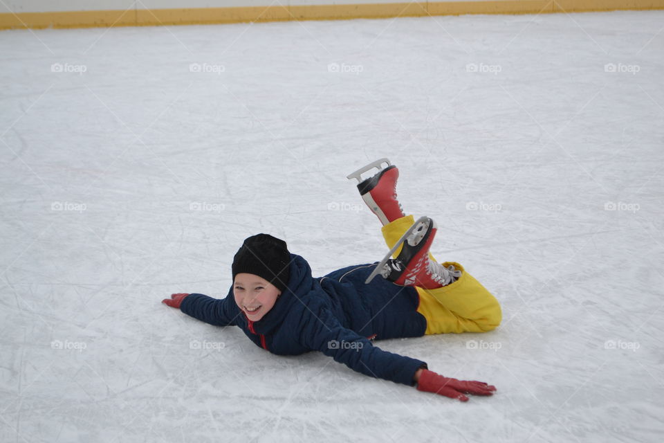 Winter activities outside