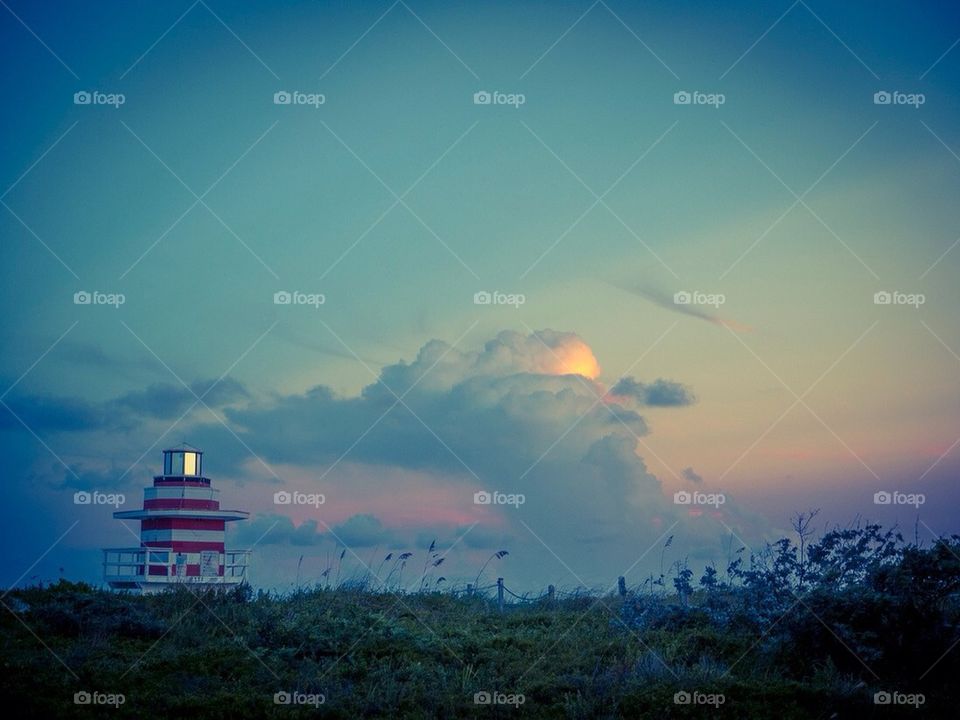 Miami Beach life guard tower