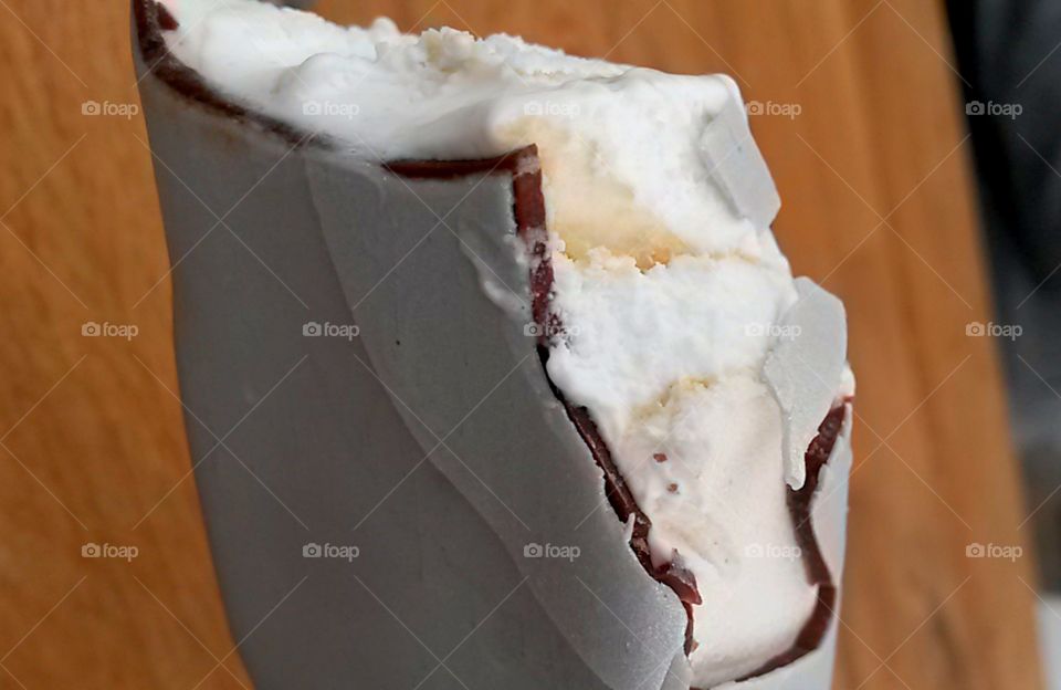 close up of ice cream