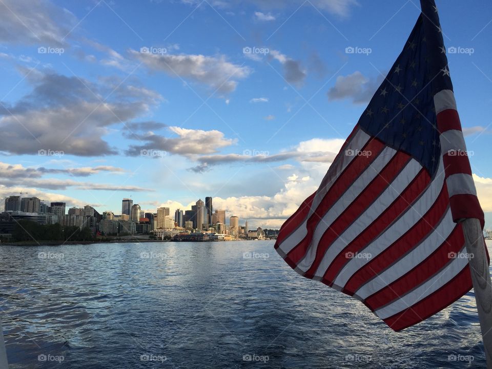 Seattle from ferry
