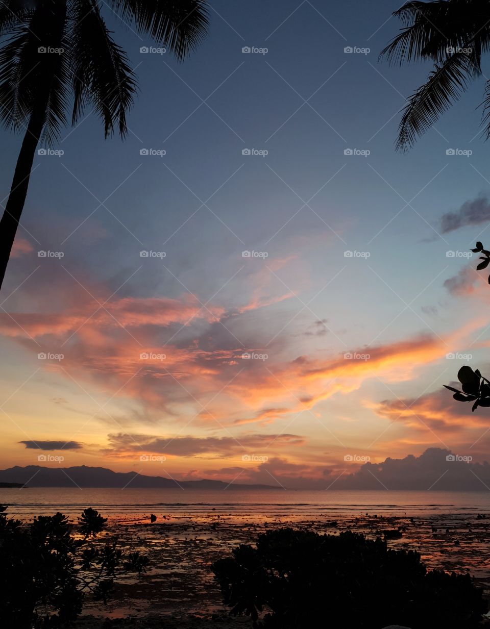 sunrise in the beach