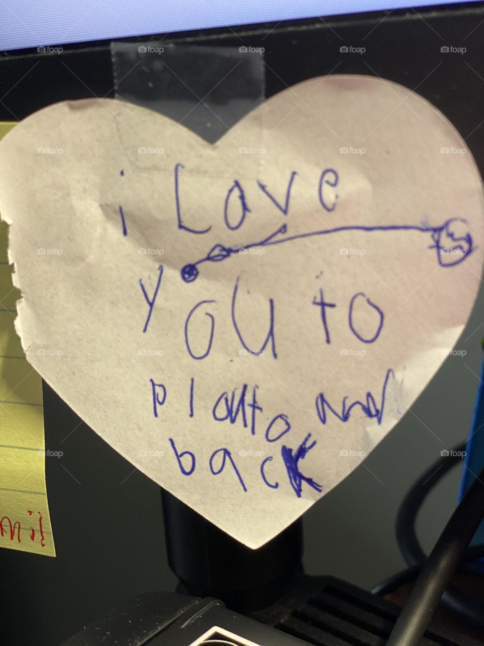 Love you too Pluto and back