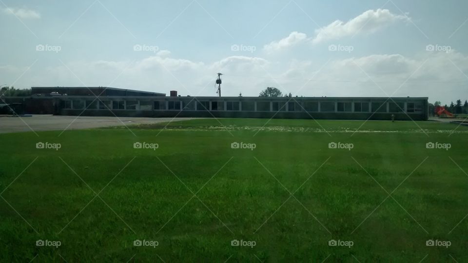 Grass, Football, Soccer, Field, Landscape