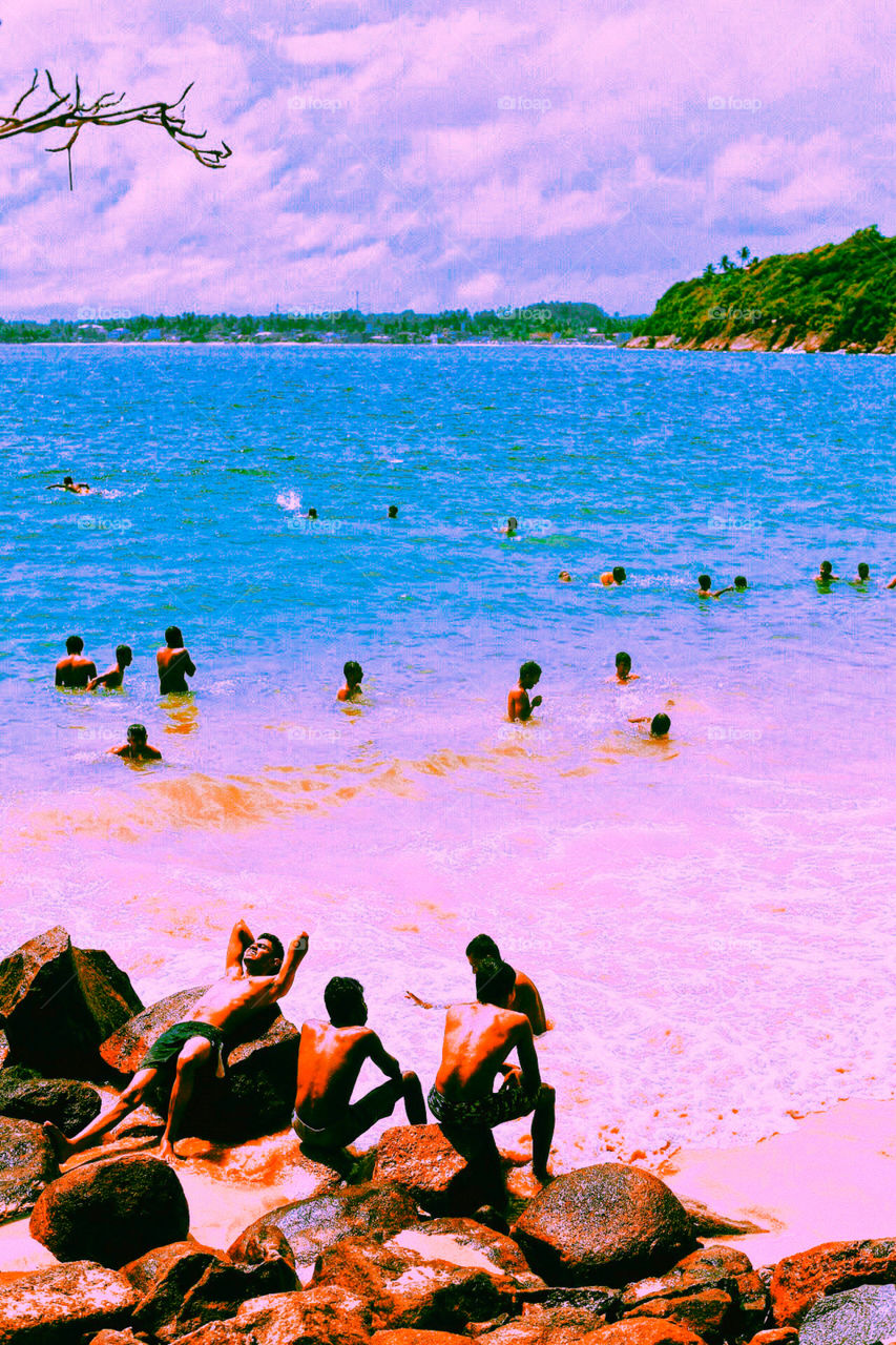 jungle beach in sri lanka