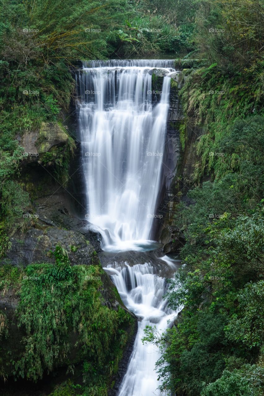 Sandiaoling Waterfall, Taiwan 