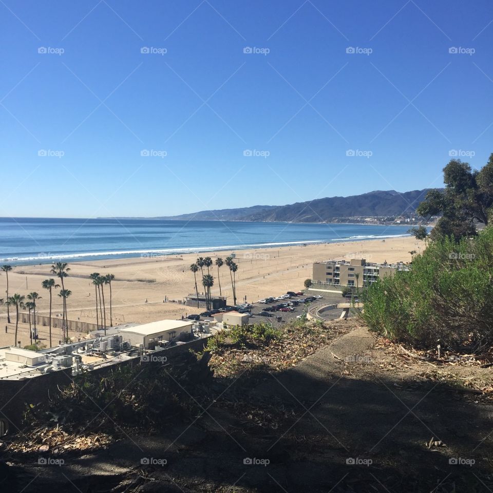 Park Overlook. Taken from a park on a mountainside in Santa Monica, CA.