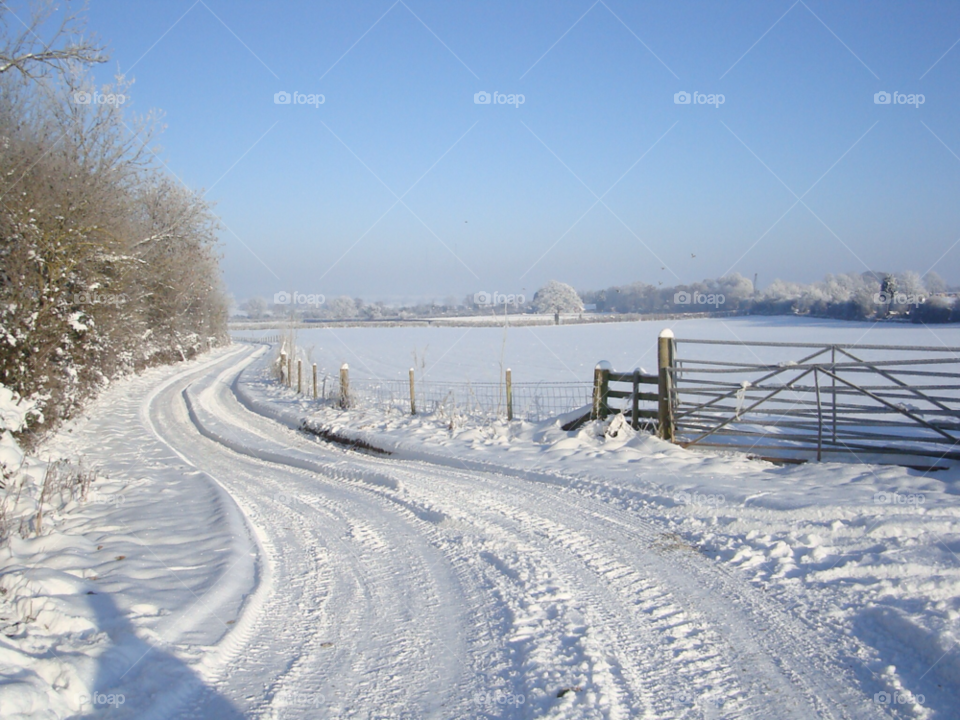 snow winter landscape ice by gaillewisbraznell