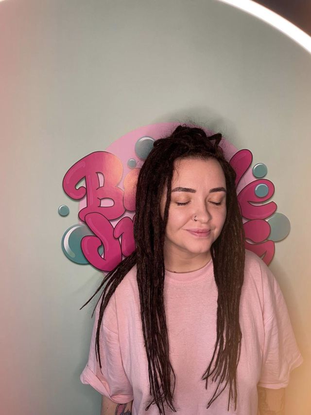 Girl with dreads 