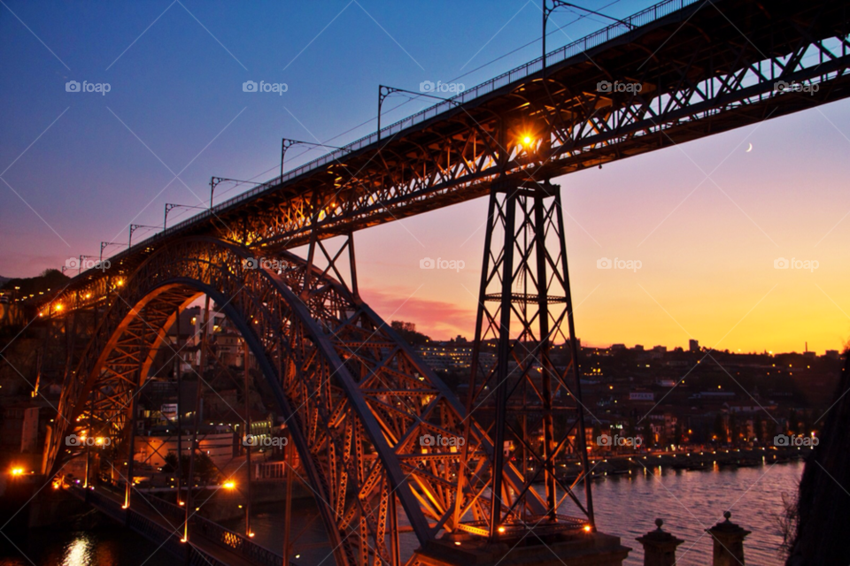 porto. portugal bridge portugal eiffel by ponchokid