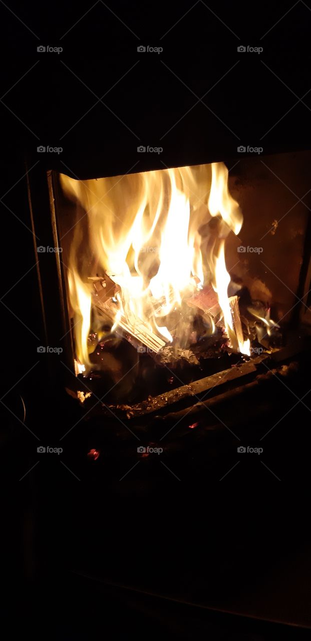 Heating Chimney Open fire