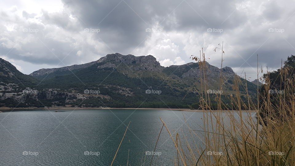 Mountains and Lake in Spain