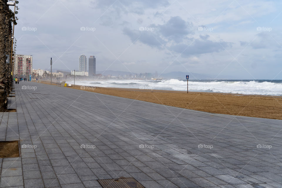 También existe el frío junto al Mediterráneo